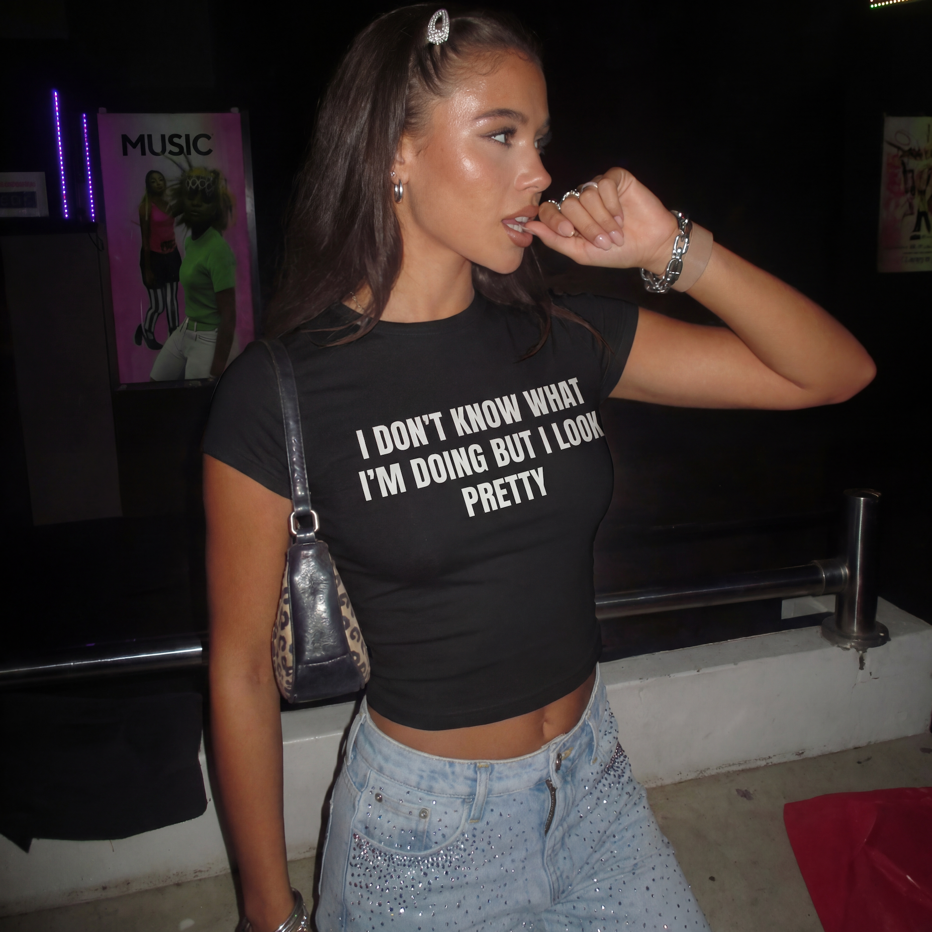 I DON'T KNOW WHAT I'M DOING BUT I LOOK PRETTY BABY TEE