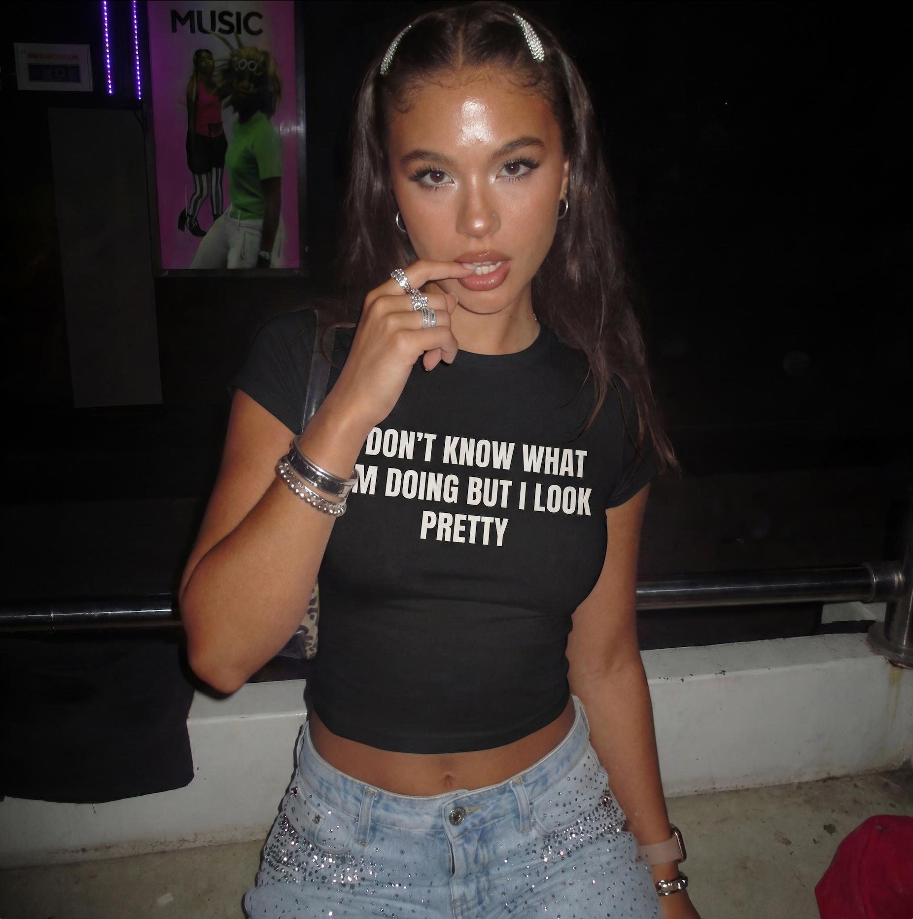 I DON'T KNOW WHAT I'M DOING BUT I LOOK PRETTY BABY TEE