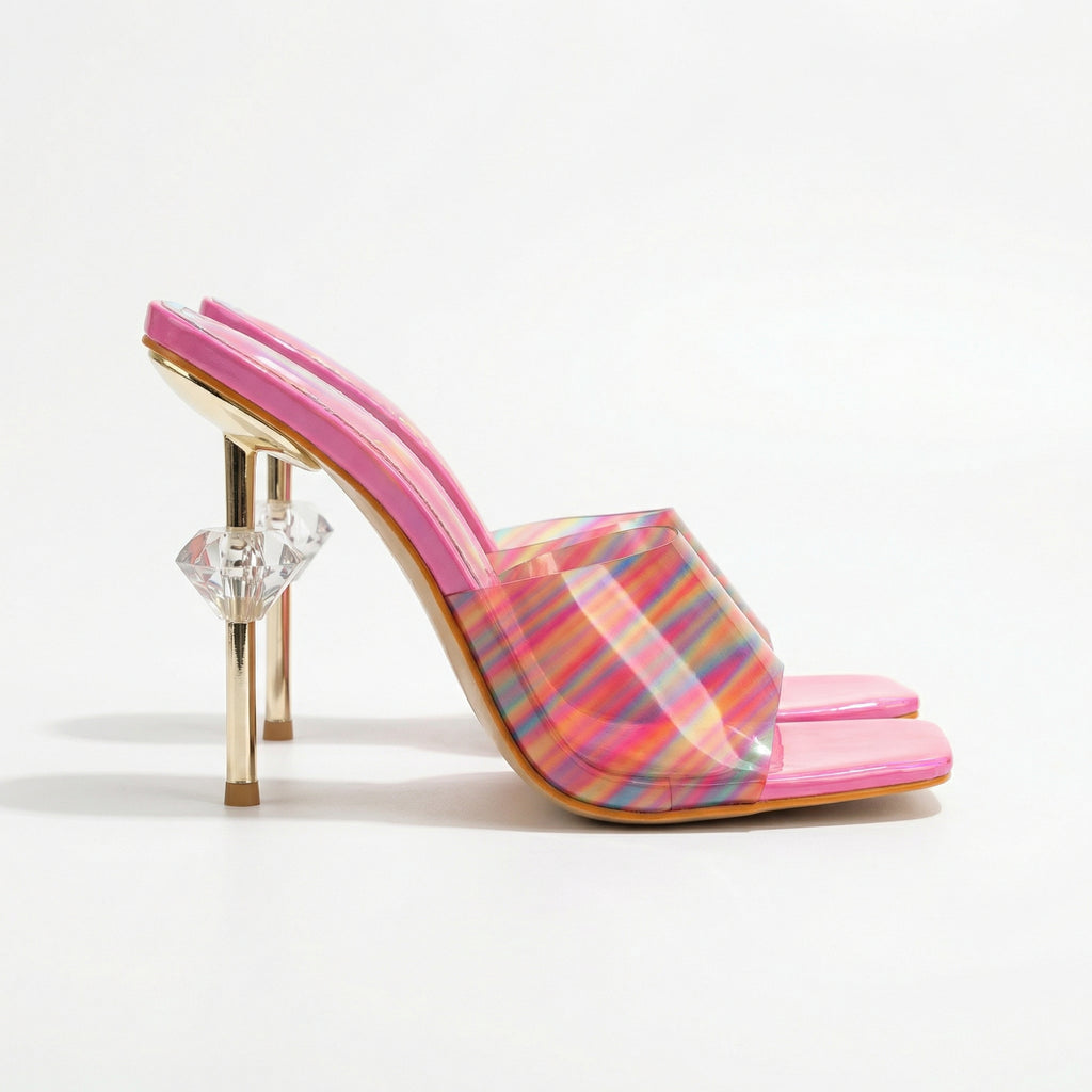 Iris Gradient Clear Heels