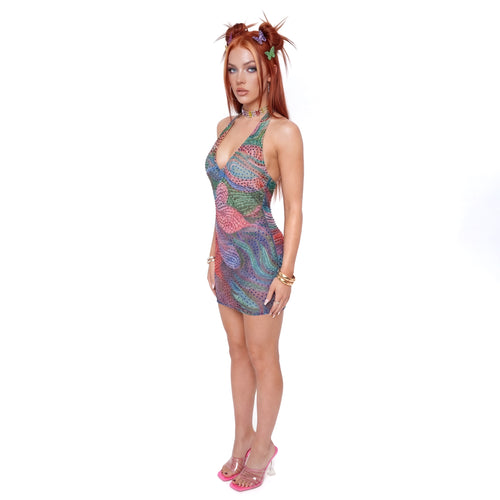 Colorful Spark Mini Dress