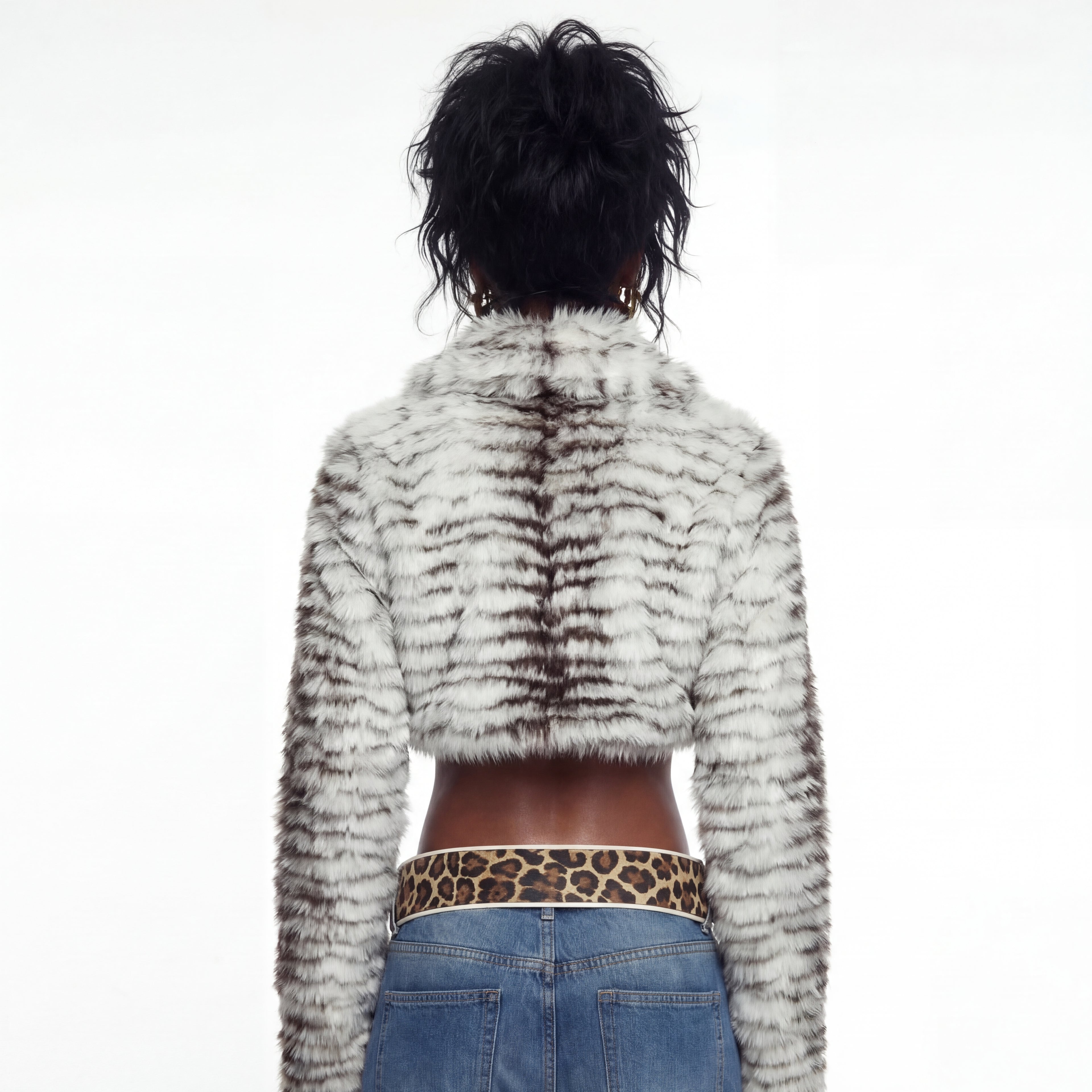 Luxe Faux Fur Buckle Coat