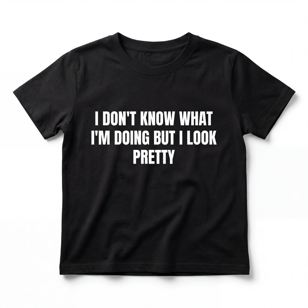 I DON'T KNOW WHAT I'M DOING BUT I LOOK PRETTY BABY TEE